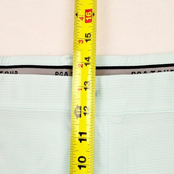 PGA Tour Men Active Gripper Waistband UPF 50 Stretch Light Blue Shorts Sz 42 NWT - Picture 8 of 11